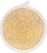 Fragrances, Perfumes, Cosmetics Double-Sided Loofah & Cotton Sponge - Balmy Naturel