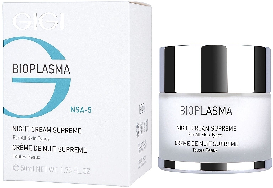 Nourishing Night Cream - Gigi Bioplasma Night Cream Supreme — photo N1