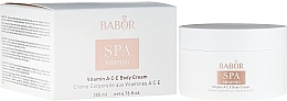 Body Cream with Vitamin A, C, E "SPA-Shaping" - Babor Vitamin ACE Body Cream — photo N1