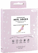 Fragrances, Perfumes, Cosmetics Moisturizing Heel Mask, pink - Voesh Moisturizing Heel Socks Pink