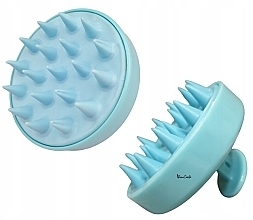 Scalp Massager Brush, light blue - Deni Carte — photo N1