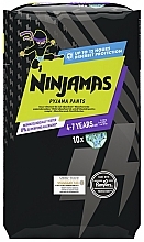 Ninjamas Pyjama Boy Diaper Pants, 4-7 years (17-30 kg), 10 pcs. - Pampers — photo N1