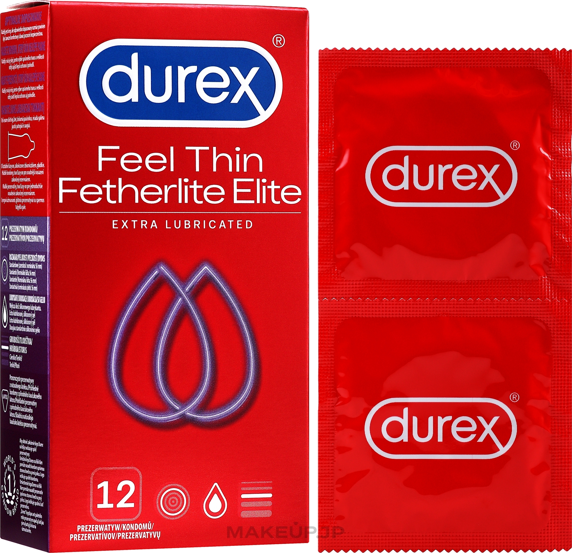 Condoms, 12 pcs - Durex Fetherlite Elite — photo 12 ЊВ.