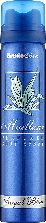 Body Deodorant Spray - BradoLine Madlene Royal Blue Perfumed Body Spray — photo N1