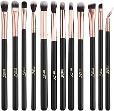 Makeup Brush Set in Makeup Bag, brown - Cosmo Shop — photo N2