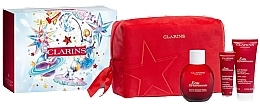 Clarins Eau Dynamisante - Set (edt/100ml+b/lot/100ml+sh/gel/30ml+bag/1pc) — photo N1