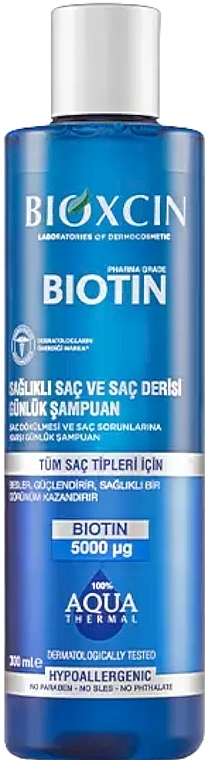 Biotin & Thermal Water Shampoo - Bioxcin Biotin Aqua Thermal Water Shampoo — photo N1