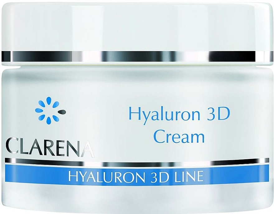 Ultra Moisturizing Cream with Three Types of Hyaluronic Acid - Clarena Hyaluron 3D Cream — photo N1