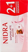 Fragrances, Perfumes, Cosmetics Hand Cream Soap with Almond Milk - Nidra Delicate Milk Bar Soap With Almond