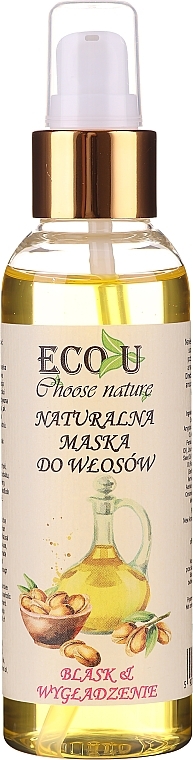 Natural Shining and Smoothing Hair Mask - Eco U Choose Nature — photo N2