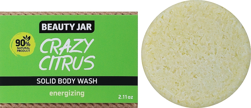 Shower gel in solid form - Beauty Jar Crazy Citrus Solid Body Wash — photo N1