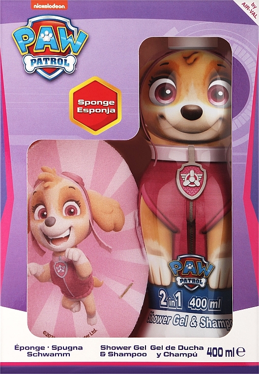 Set - EP Line Paw Patrol Skye (sh/gel/400ml + sh/sponge/1pcs) — photo N1