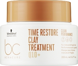 Fragrances, Perfumes, Cosmetics Hair Mask - Schwarzkopf Professional Bonacure Time Restore Clay Treatment Q10+