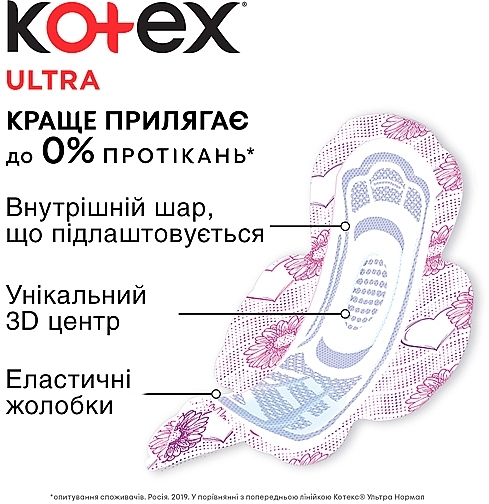 Sanitary Pads, 16 pcs - Kotex Ultra Dry Super Duo — photo N5