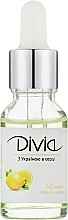 Fragrances, Perfumes, Cosmetics Lemon Cuticle Oil - Divia Cuticle Oil Lemon Di1634