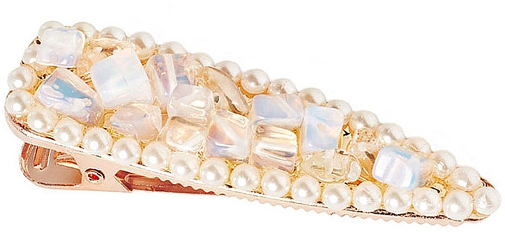 Hair Clip "Moonstone" - Crystallove Moonstone Hair Clip — photo N1