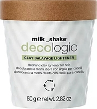 Lightening Hair Clay - Milk_Shake Decologic Clay Balayage Destaining Lightener — photo N3