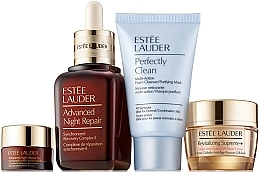 Fragrances, Perfumes, Cosmetics Set - Estee Lauder Repair + Renew For Radiant Looking Skin (f/comp/50ml + eye/comp/5ml foam/30ml + cr/15ml)