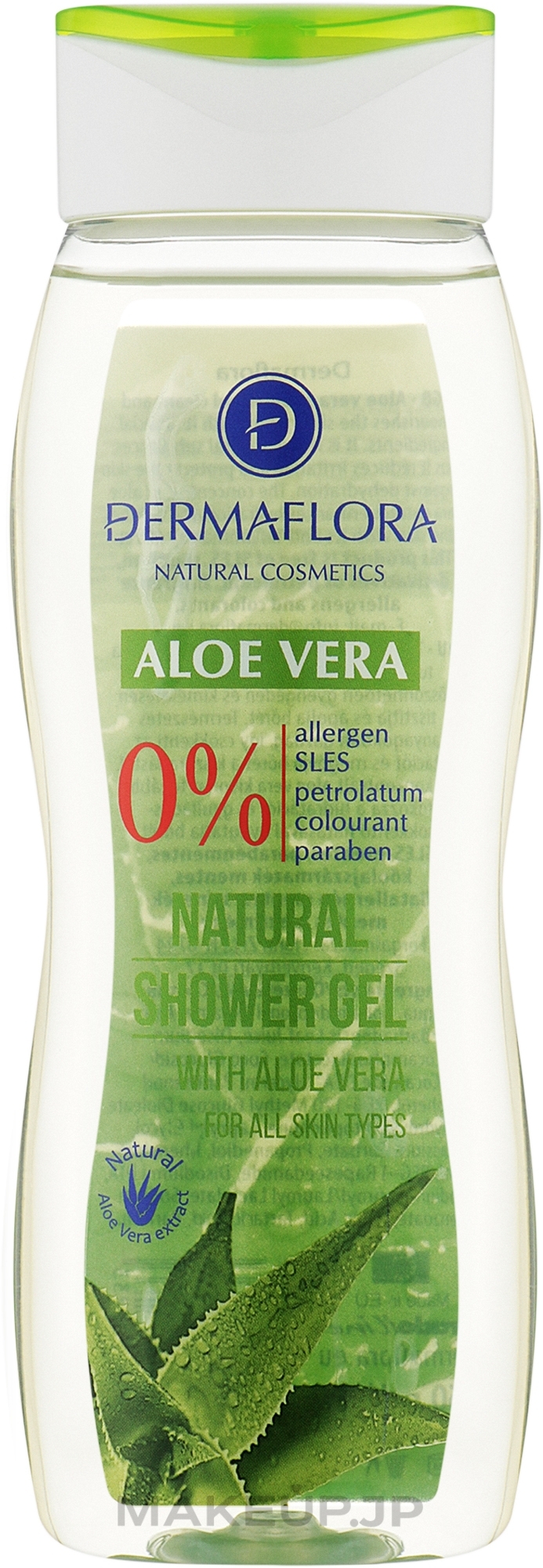 Shower Gel - Dermaflora Shower Gel With Aloe Vera — photo 250 ml