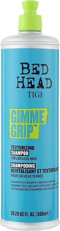 Volume Shampoo - Tigi Bed Head Gimme Grip Shampoo Texturizing — photo N1