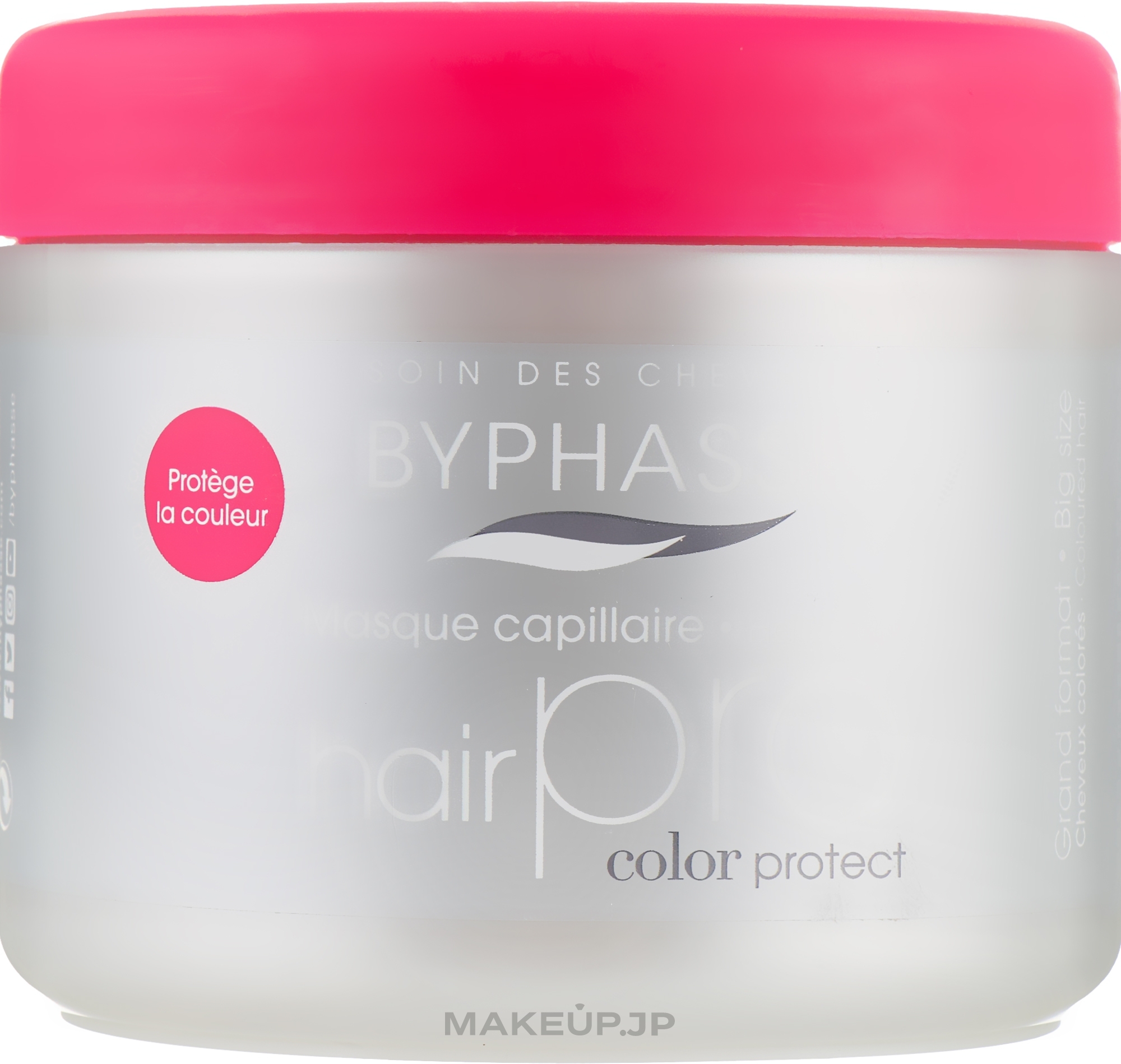 Protection Hair Mask for Color-Treated Hair - Byphasse Hair Pro Mask Color Protect — photo 500 ml
