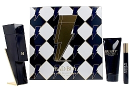 Fragrances, Perfumes, Cosmetics Carolina Herrera Bad Boy - Set (edt/100ml + edt/mini/10ml + sh/gel/100ml)