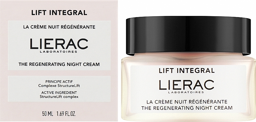 Revitalizing Night Face Cream - Lierac Lift Integral The Regenerating Night Cream — photo N2