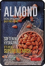 Fragrances, Perfumes, Cosmetics Almond Face Mask - Dermal It's Real Superfood Mask Almond