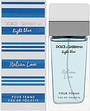 Dolce & Gabbana Light Blue Italian Love - Eau de Toilette — photo N2