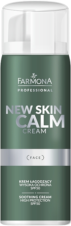 Soothing Face Cream - Farmona Professional New Skin Calm Cream Face Soothing Cream High Protection SPF 50 — photo N1