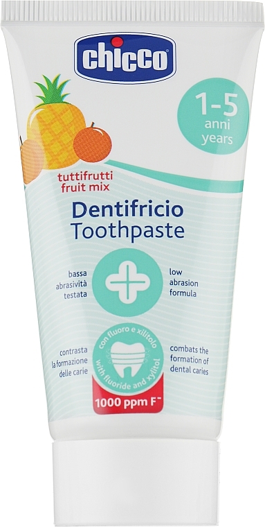 Tutti-Frutti Fluoride Toothpaste, 1+ year - Chicco — photo N5