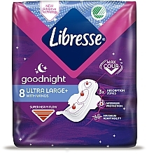 Sanitary Pads, 8 pcs - Libresse Ultra Goodnight Soft — photo N2