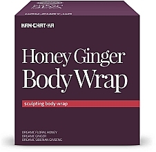 Fragrances, Perfumes, Cosmetics Honey & Ginger Anti-Cellulite Wrap - Natura Siberica Fresh Spa Kam-Chat-Ka Honey Ginger Body Wrap