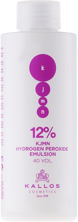 Hair Peroxide Emulsion 12% - Kallos Cosmetics KJMN Hydrogen Peroxide Emulsion — photo N4