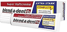 Fragrances, Perfumes, Cosmetics Dentures Adhesive Cream - Blend-A-Dent Super Adhesive Cream Original Complete (12x47g)