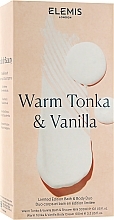 Fragrances, Perfumes, Cosmetics Warm Tonka & Vanilla Bath & Body Duo - Elemis Warm Tonka & Vanilla Body Duo (b/milk/300ml + b/cr/100ml)