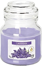 Scented Candle in Jar 'Lavender' - Bispol Scented Candle Lavender — photo N1