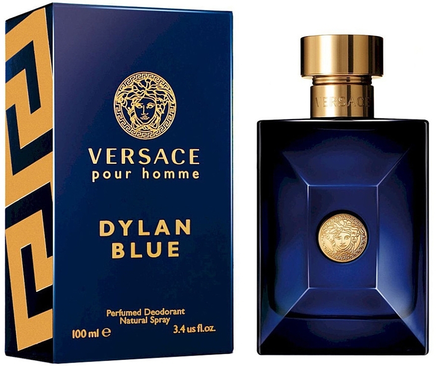 Pour Homme Dylan Blue Perfumed Deodorant - Versace  — photo N1