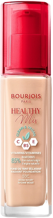 Bourjois Healthy Mix Clean & Vegan - Bourjois Healthy Mix Clean & Vegan Foundation — photo N1