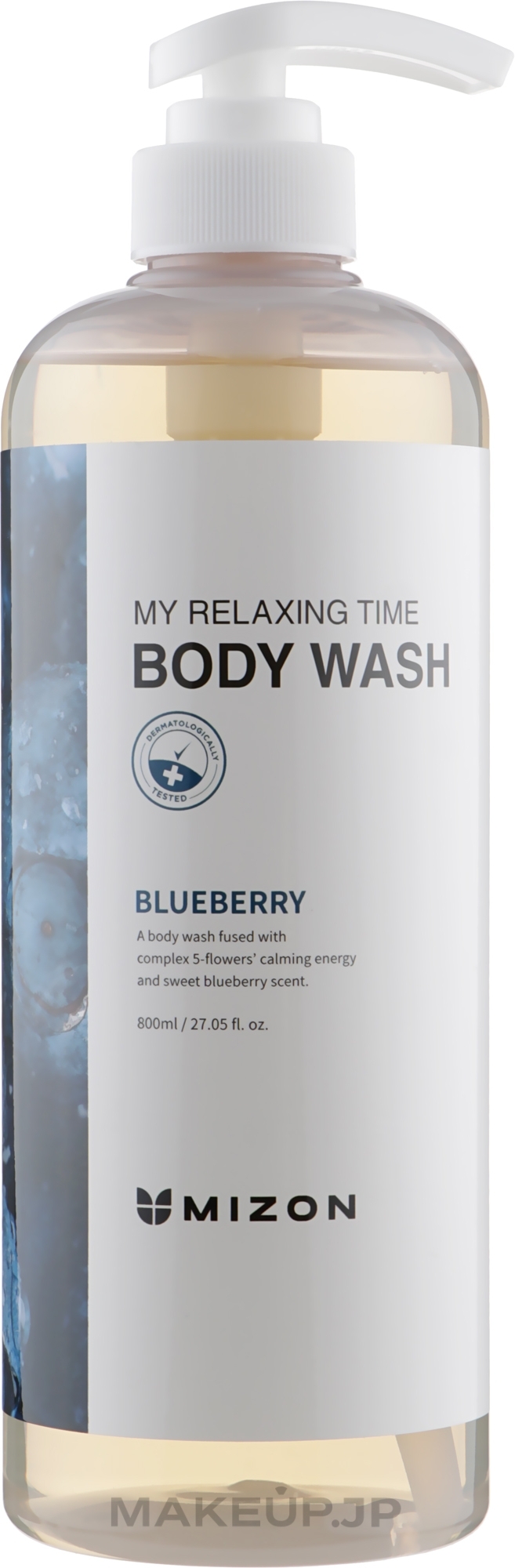 Blueberry Body Wash - Mizon My Relaxing Time Body Wash Blueberry — photo 800 ml