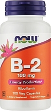 Fragrances, Perfumes, Cosmetics Vitamin B-2 Riboflavin 100mg - Now Foods Vitamin B-2 Riboflavin 100mg Capsules