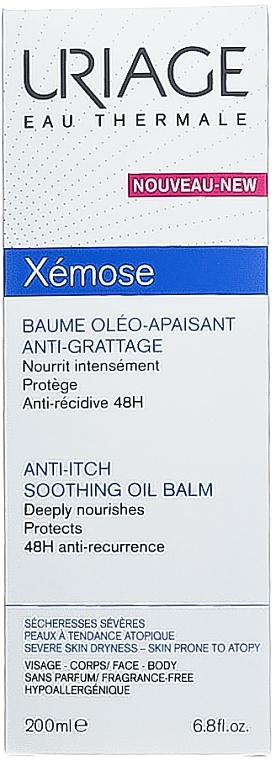 Anti-Itch Soothing Oil Balm - Uriage Xemose Balsam — photo N1