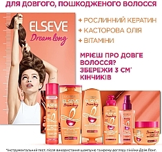 Thermal Protective Smoothing Serum for Long, Unruly Hair - L'Oreal Paris Elseve Dream Long Frizz Killer Serum — photo N6