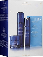 Fragrances, Perfumes, Cosmetics Set - Guerlain Set Super Aqua Coffret Trilogie (f/cr/50ml + lot/150ml + f/ser/50ml + f/mask/pcs)