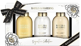 Fragrances, Perfumes, Cosmetics Set - Baylis & Harding Sweet Mandarin & Grapefruit (sh/gel/100ml + hand/body/lot/100ml + sh/cr/100ml)