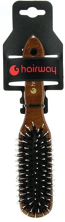 Hair Brush 'Porcupine", black pile - Hairway  — photo N1