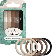 Elastic Hair Tie mocha - Invisibobble Earth Hair Tie — photo N1