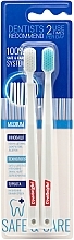 Toothbrush Set, 2 pcs - Coolbright Save & Care Medium — photo N1