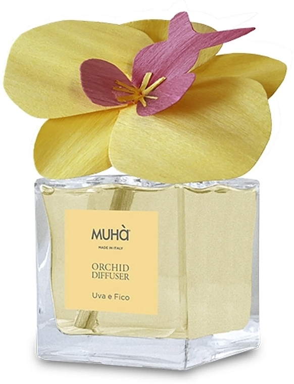 Fragrance Diffuser - Muha Orchidea Diffuser Gialla Uva E Fico — photo N1