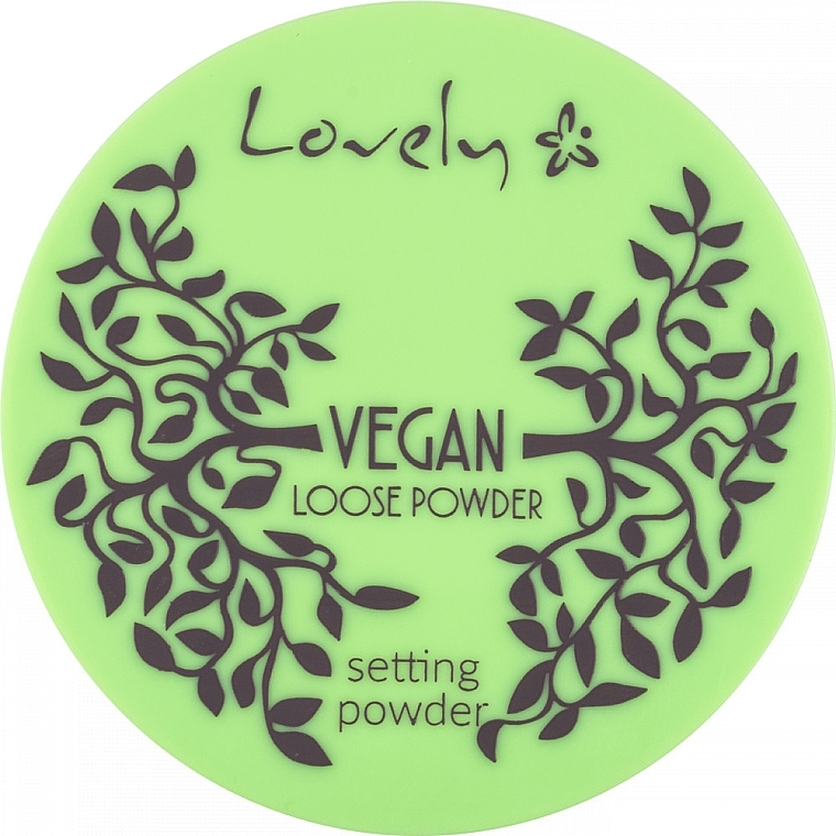 Transparent Face Powder - Lovely Vegan Loose Powder Setting Powder — photo N1